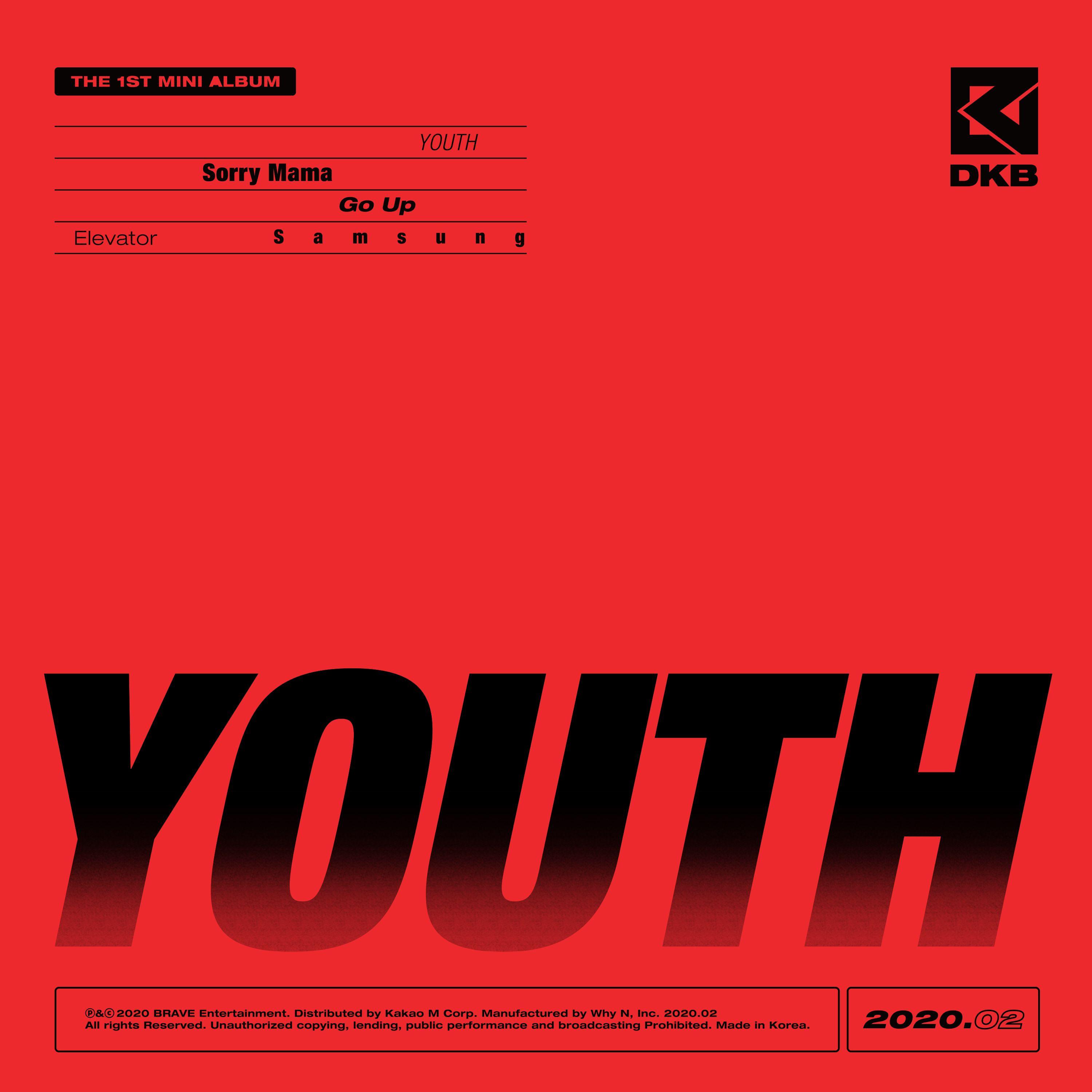 Single/EP cover of "Youth" by DKB