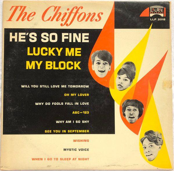 Album cover of "The Chiffons" by The Chiffons