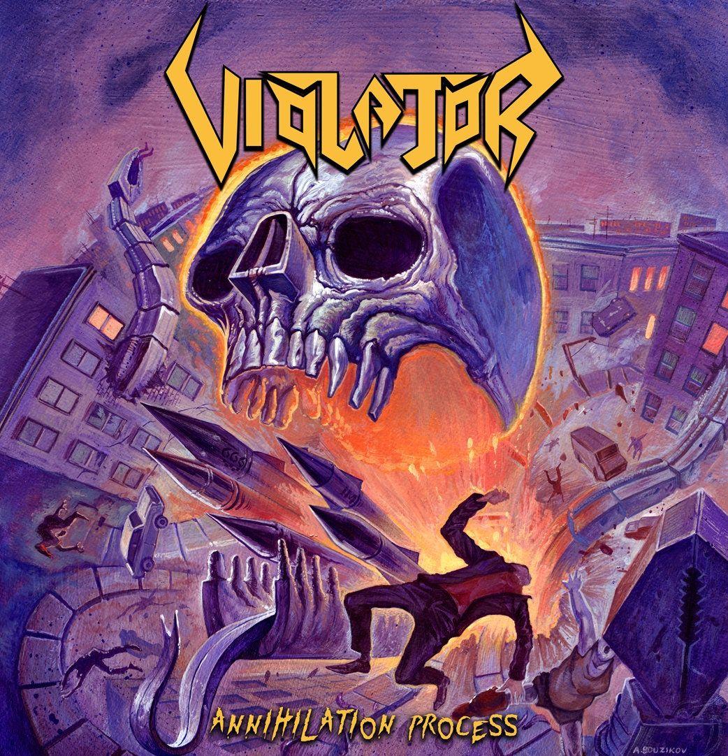 Portada de Álbum "Annihilation Process", de Violator