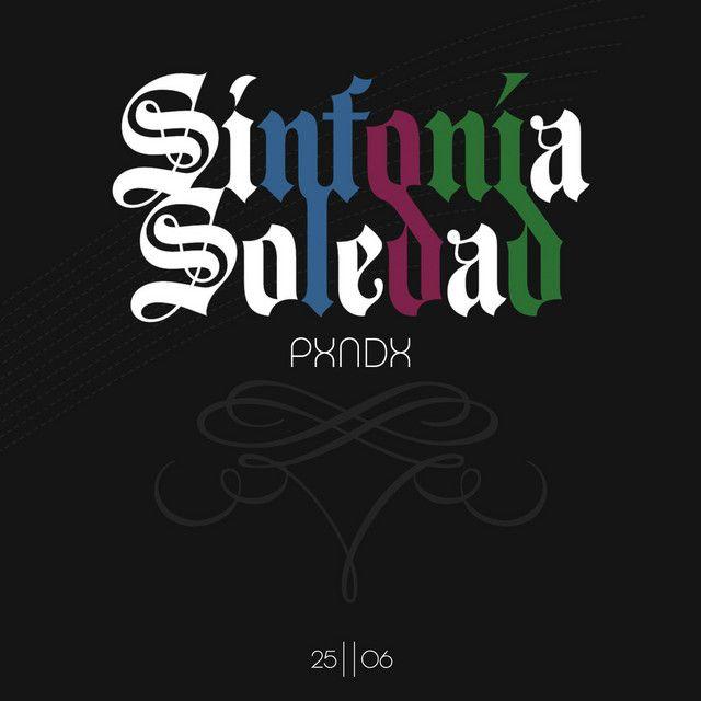 Portada de Sencillo/EP "Sínfonía Soledad", de PXNDX