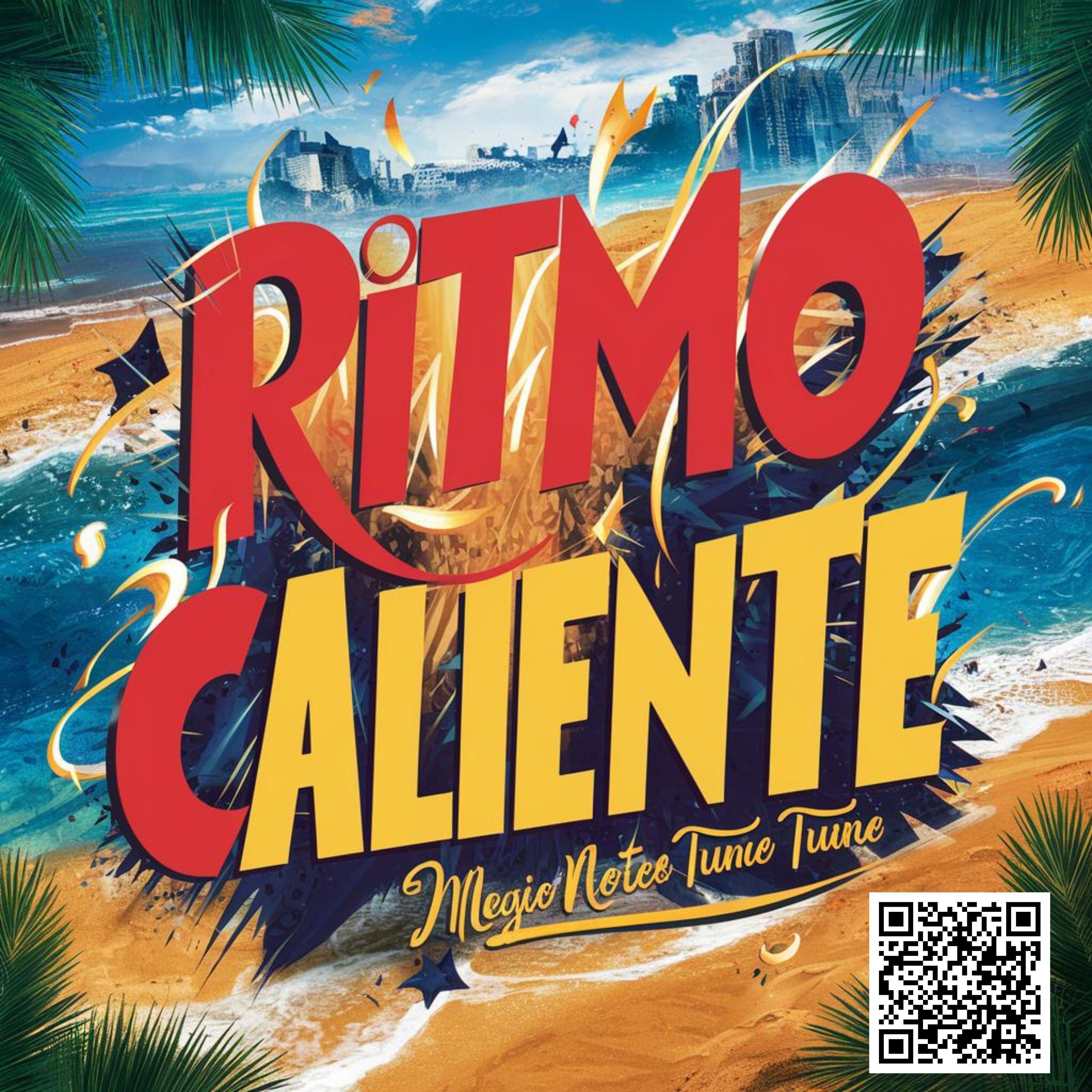 Portada del álbum "Ritmo Caliente", de Magic Notes Tune Tune