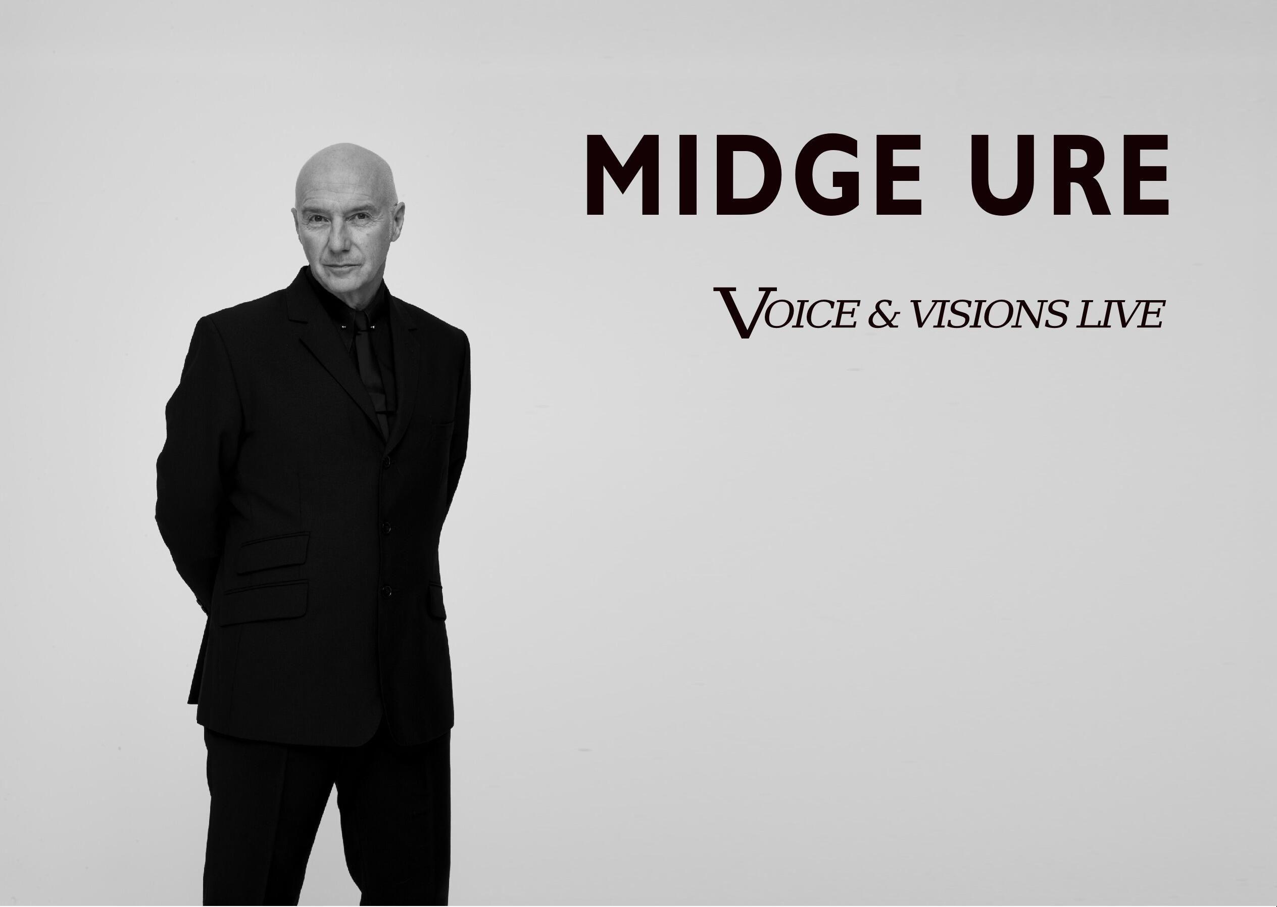 Capa do álbum "Voice & Visions Live", de Midge Ure