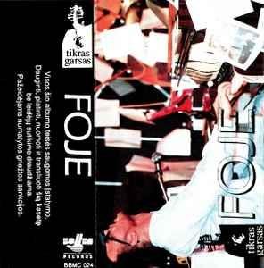 Portada de Álbum "Tikras Garsas", de Foje