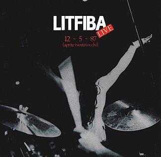 Capa do Álbum "12/5/87 (Aprite i Vostri Occhi)", de Litfiba