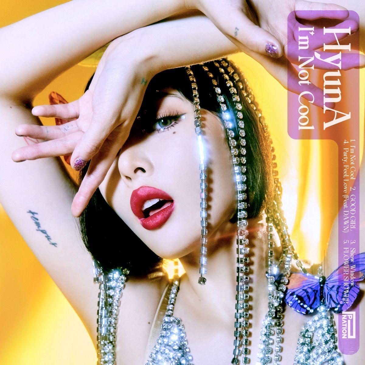Portada de Sencillo/EP "I'm Not Cool", de HyunA
