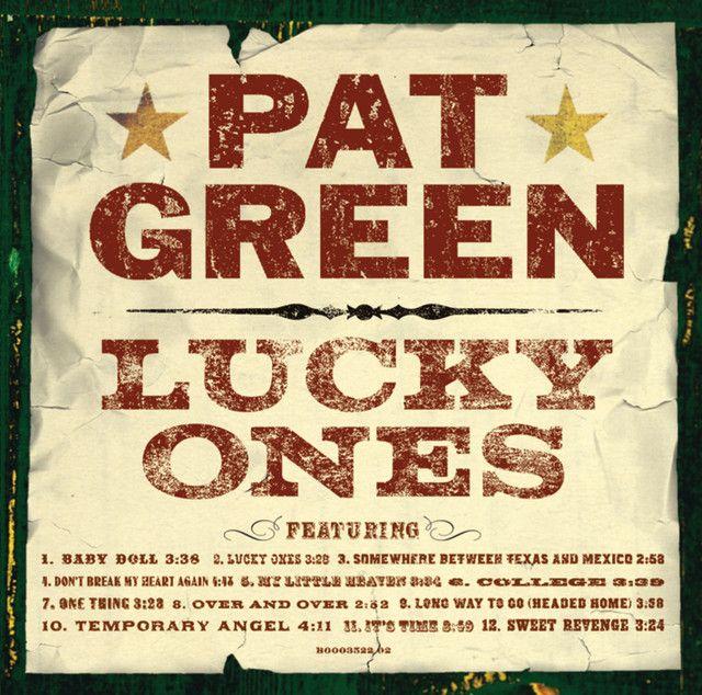 Portada de Álbum "Lucky Ones", de Pat Green