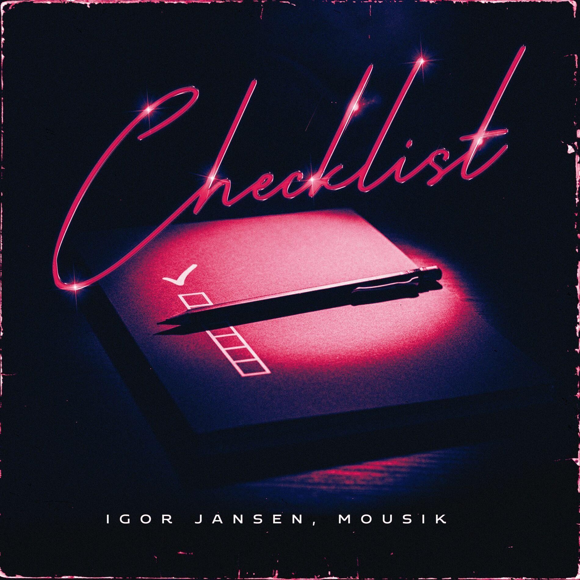 Portada de Sencillo/EP "Checklist", de Igor Jansen