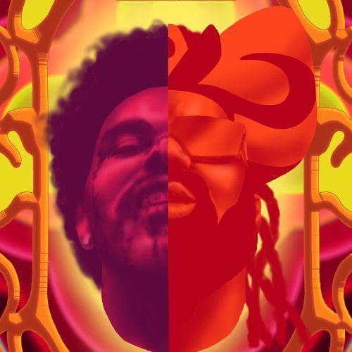 Album cover of "Blinding Lights (Major Lazer Remix)" by The Weeknd