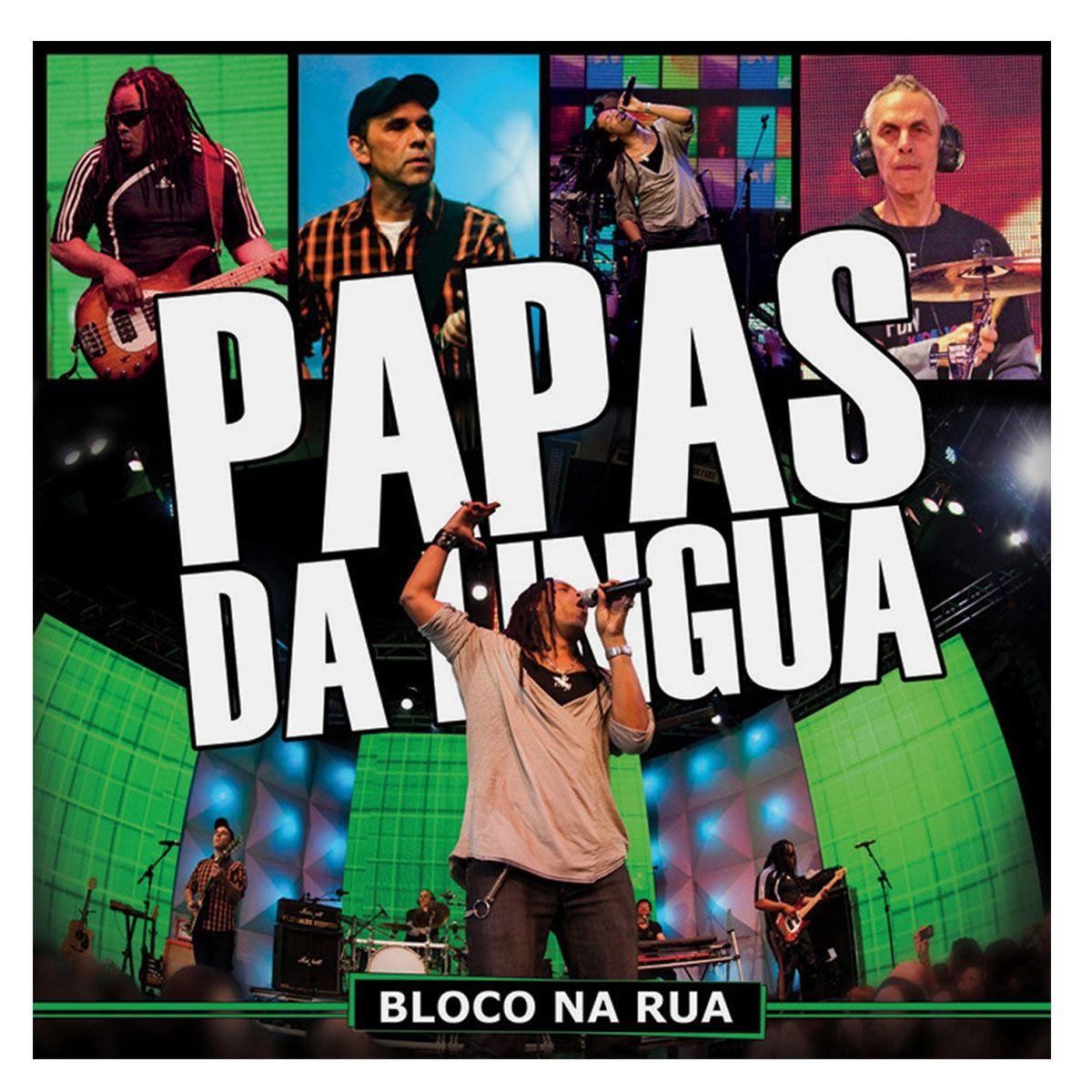 Portada de Álbum " Bloco Na Rua", de Papas da Língua