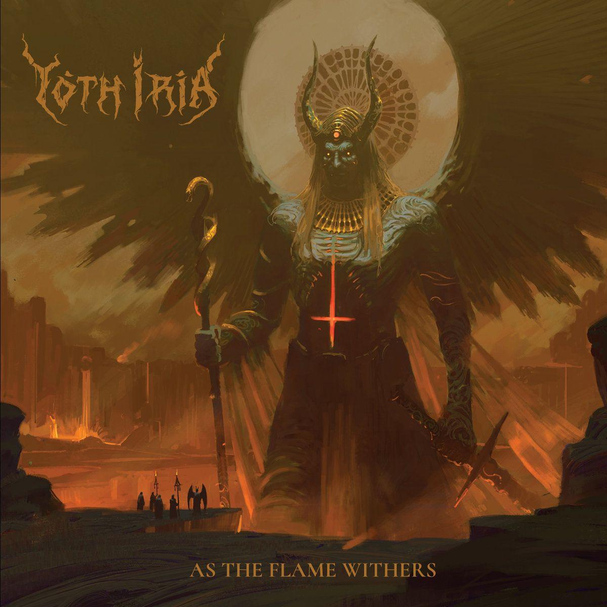 Capa do Álbum "As The Flame Withers", de Yoth Iria