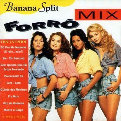Capa do Álbum "Forró Mix", de Banana Split