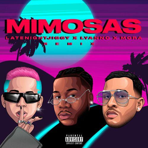 Portada del álbum "Mimosas (Remix)", de Mora