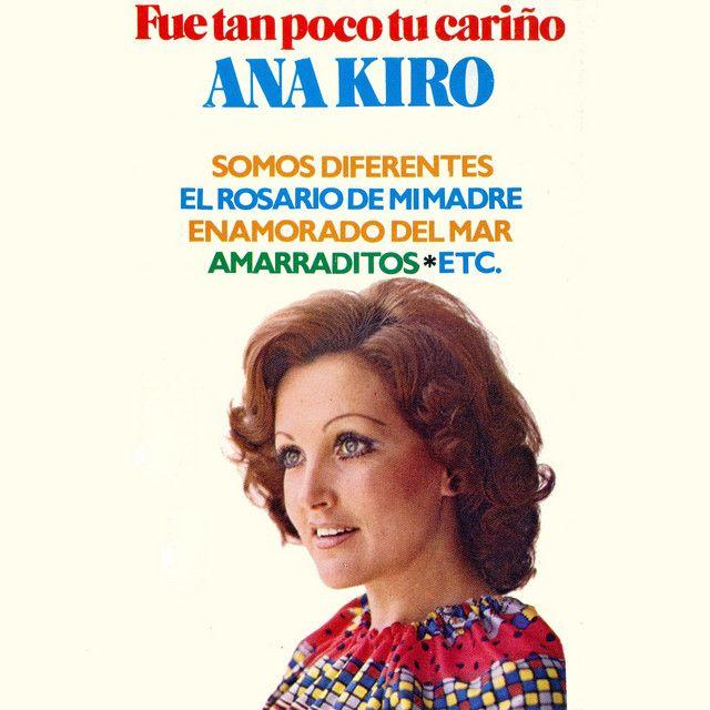 Album cover of "Fué Tan Poco Tu Cariño" by Ana Kiro