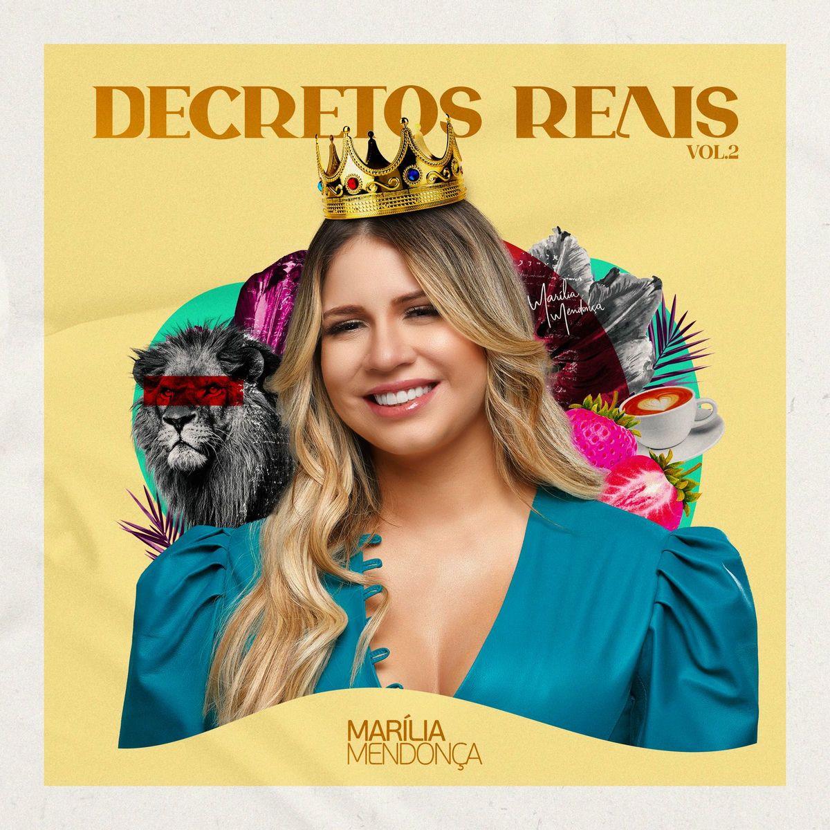 Capa do álbum "Decretos Reais, Vol. 2", de Marília Mendonça