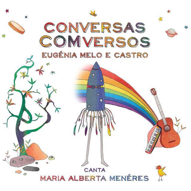 Portada de Álbum "Conversas Com Versos", de Eugénia Melo e Castro