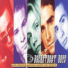 Capa do álbum "Quit Playing Games (With My Heart)", de Backstreet Boys