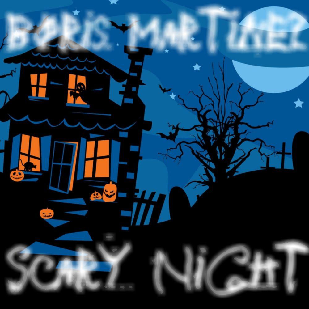Portada de Sencillo/EP "Scary Night", de Boris Martinez
