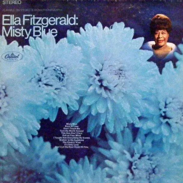 Album cover of "Misty Blue" by Ella Fitzgerald