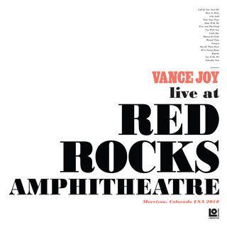 Portada de Álbum "Live at Red Rocks Ampitheatre", de Vance Joy
