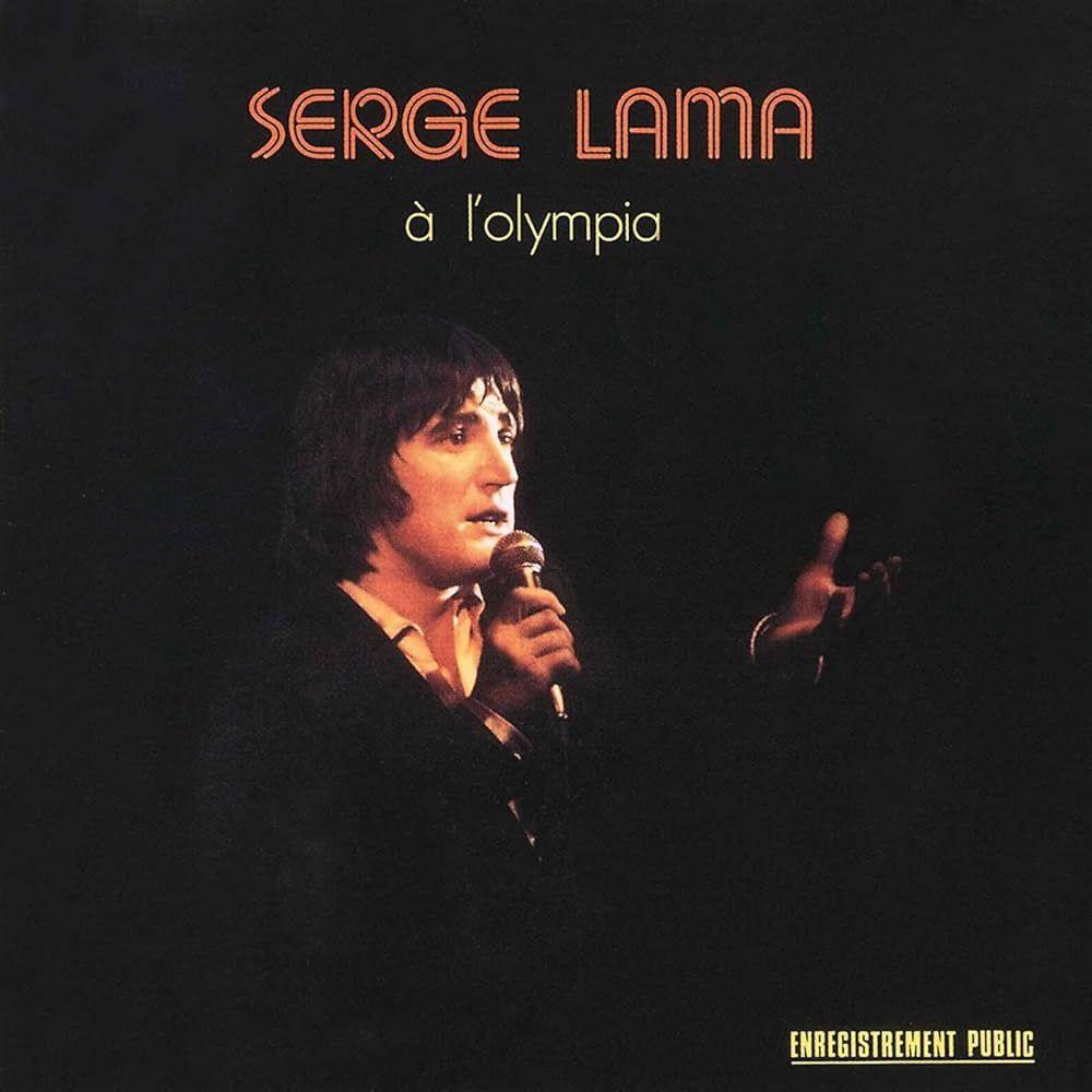 Portada de Álbum "À L'Olympia", de Serge Lama