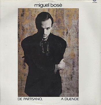 Portada de Álbum "De Partisano a Duende", de Miguel Bosé