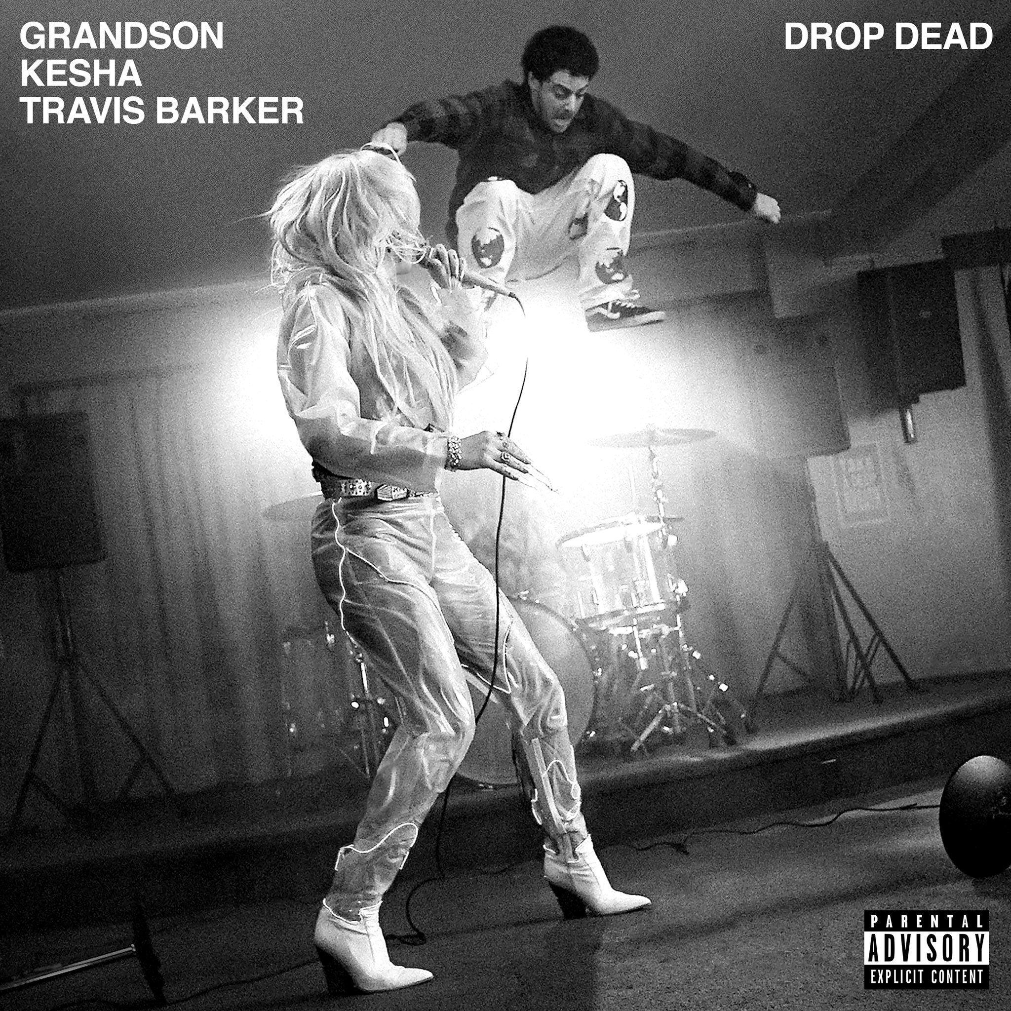 Portada del álbum "Drop Dead (feat. grandson & Travis Baker)", de Kesha