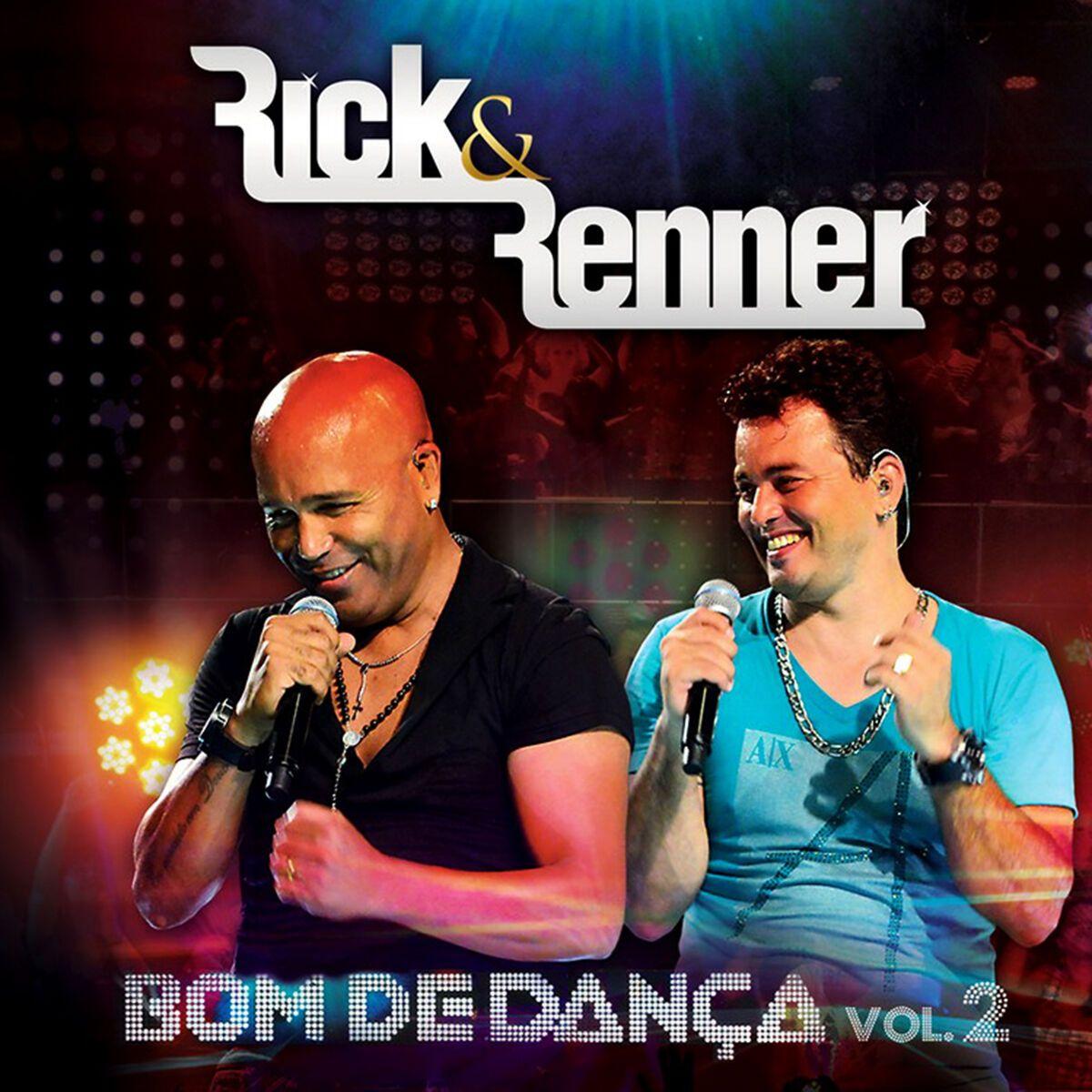Capa do Álbum "Bom de Dança, Vol. 2 (Ao Vivo)", de Rick & Renner