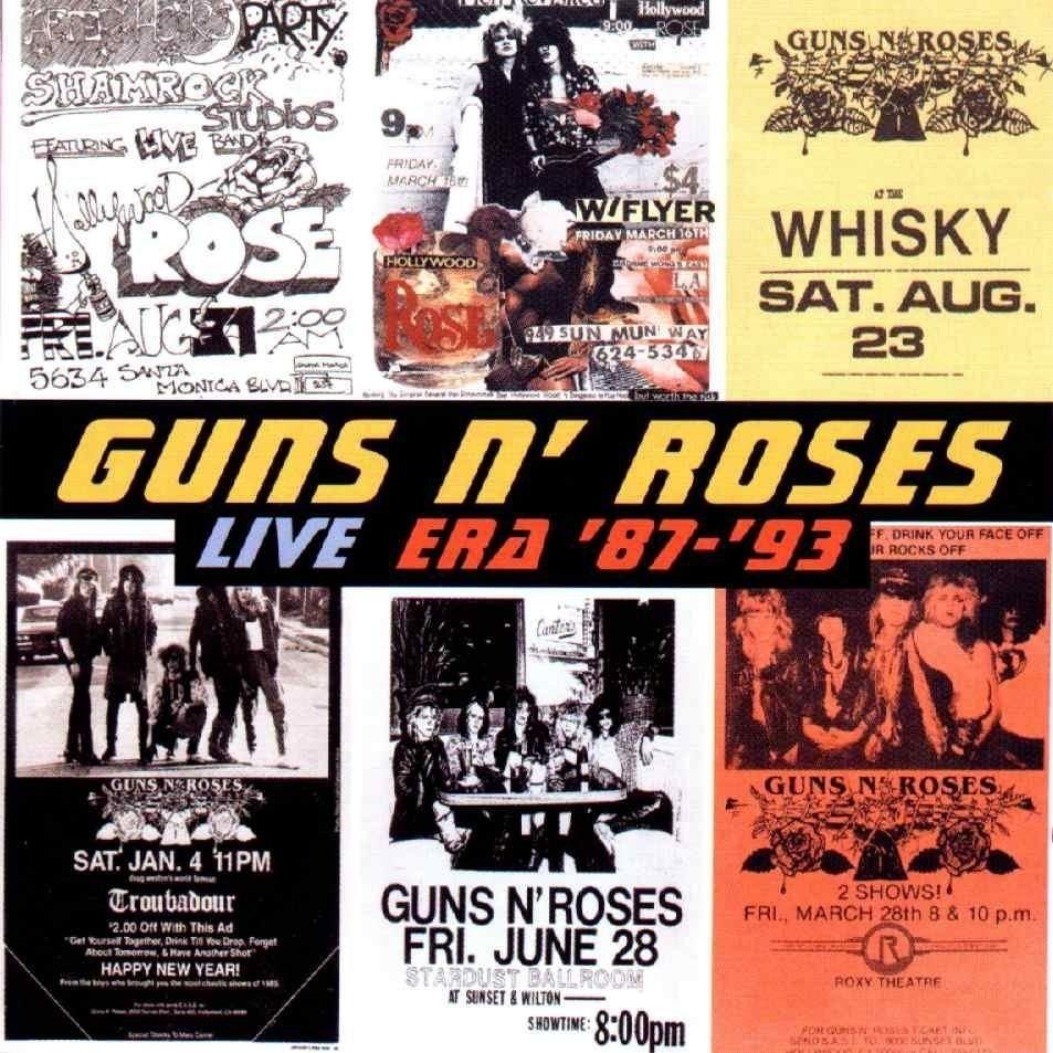 Portada de Álbum "Live Era: '87-'93", de Guns N' Roses