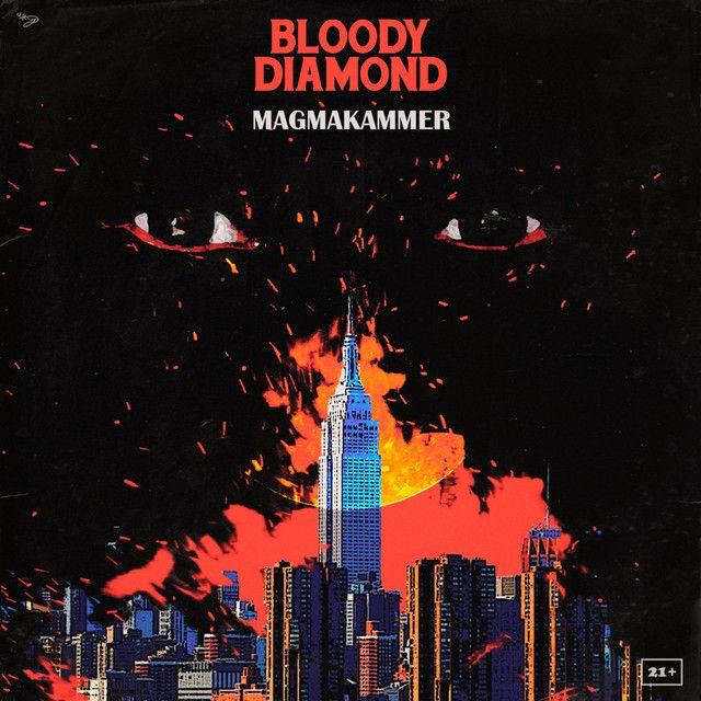 Portada de Sencillo/EP "Bloody Diamond", de Magmakammer