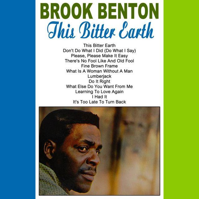 Portada del álbum "This Bitter Earth", de Brook Benton