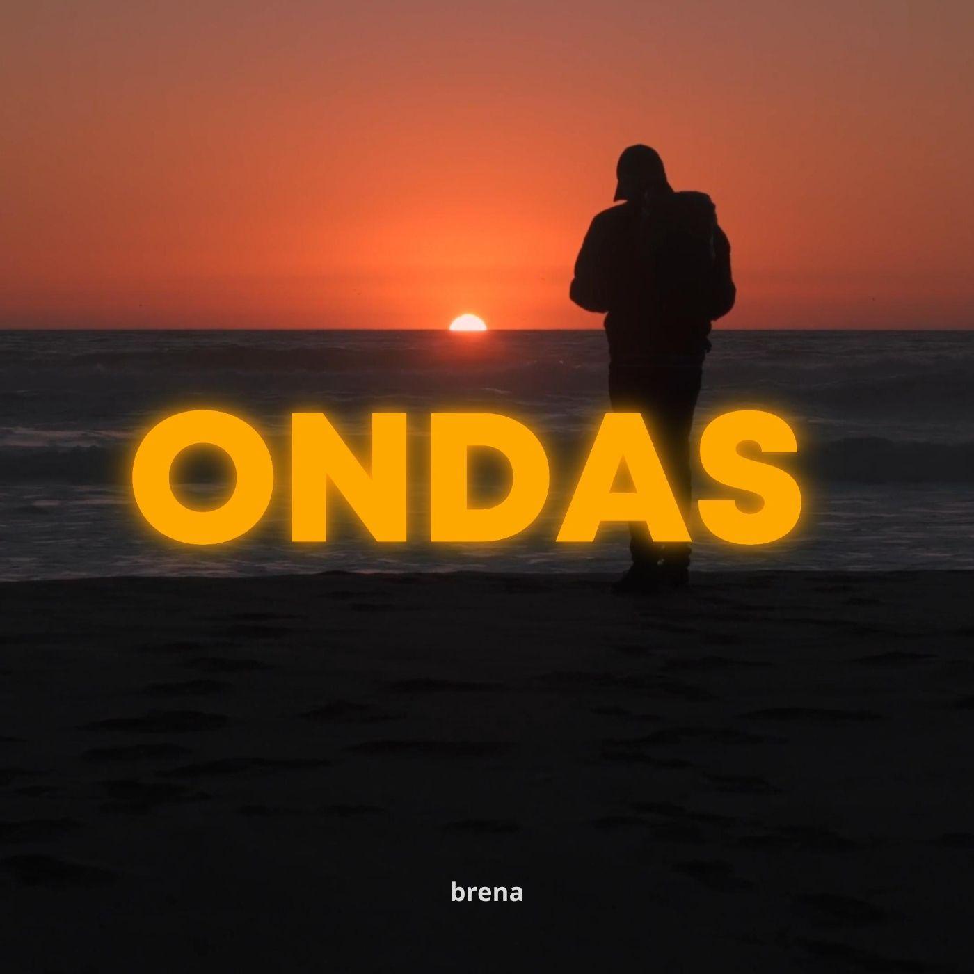 Capa do álbum "Ondas", de BRENA_