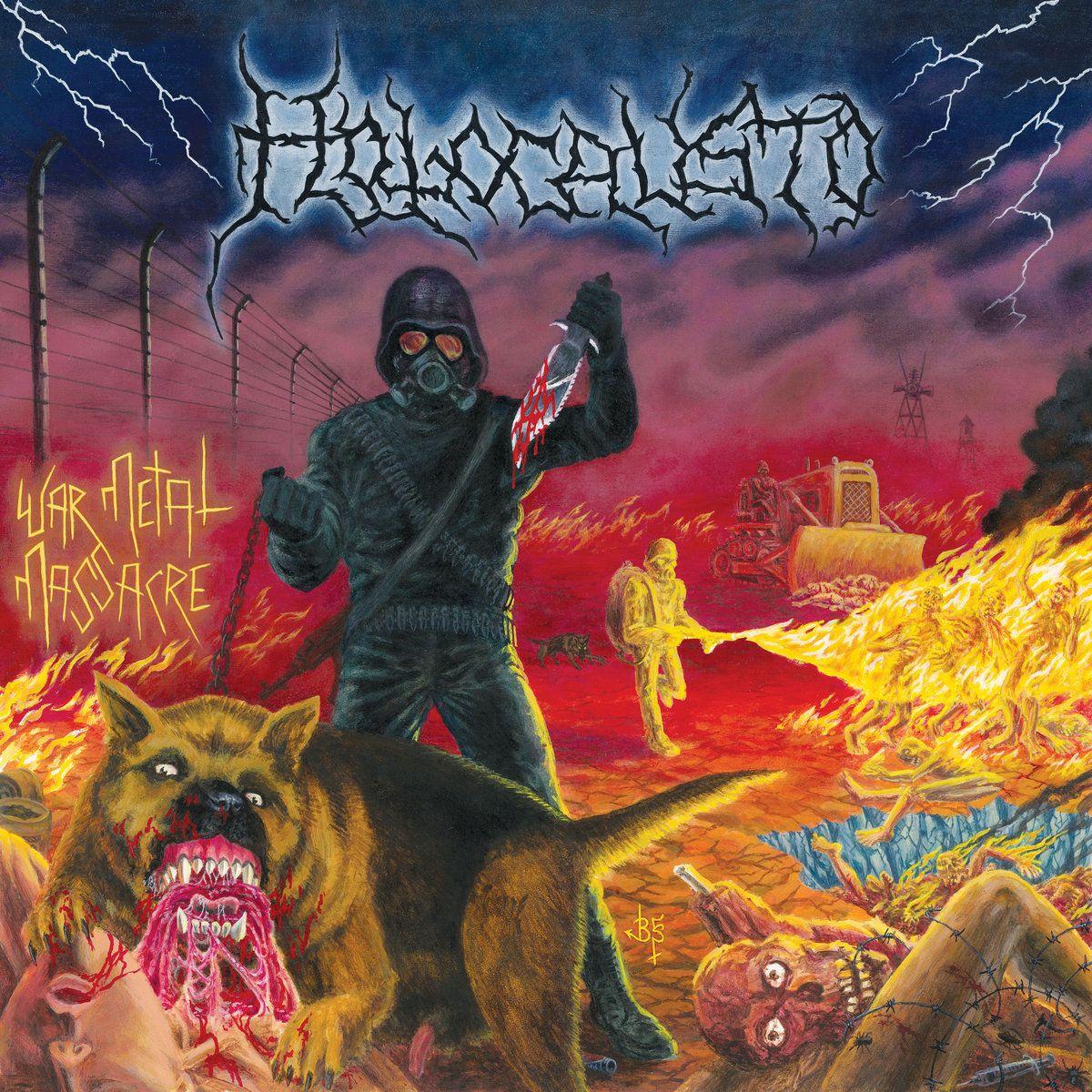 Capa do Álbum "War Metal Massacre", de Holocausto