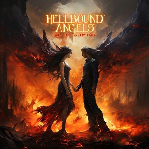 Portada de Sencillo/EP "Hellbound Angels", de Roby Fayer