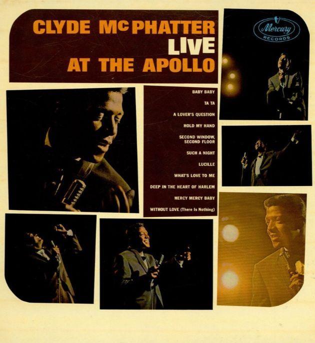 Capa do Álbum "Live At The Apollo", de Clyde McPhatter