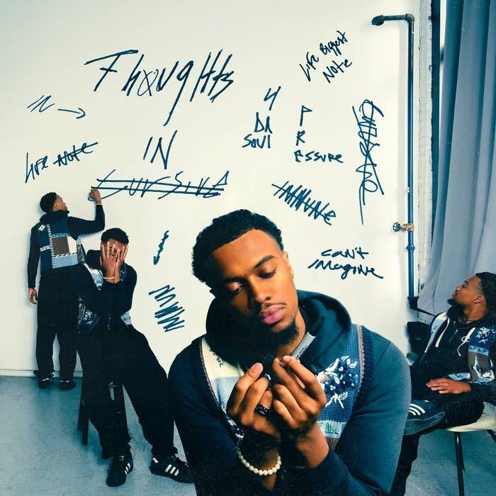 Portada de Sencillo/EP "Thoughts In Cursive", de Mati (EUA)