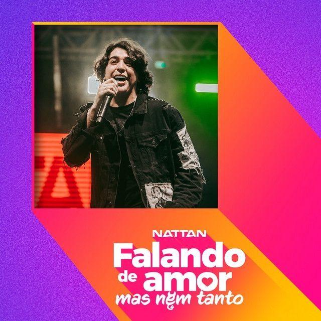Capa do Single/EP "Falando de Amor Mas Nem Tanto", de NATTAN