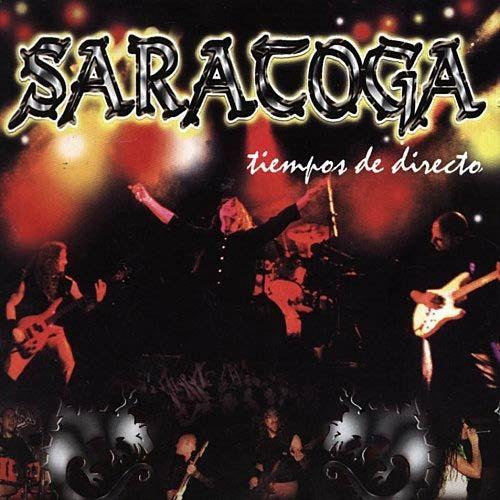Capa do Álbum "Tiempos de Directo", de Saratoga