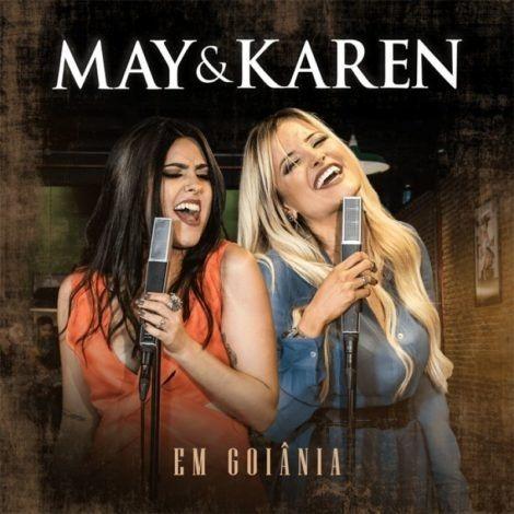 Capa do Álbum "Ao Vivo Em Goiânia", de May e Karen