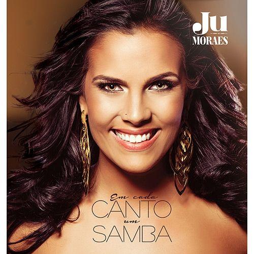 Capa do Álbum "Em Cada Canto Um Samba", de Ju Moraes