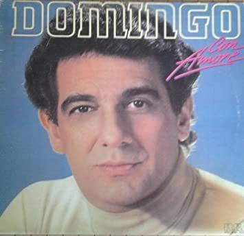Album cover of "Con Amore" by Plácido Domingo