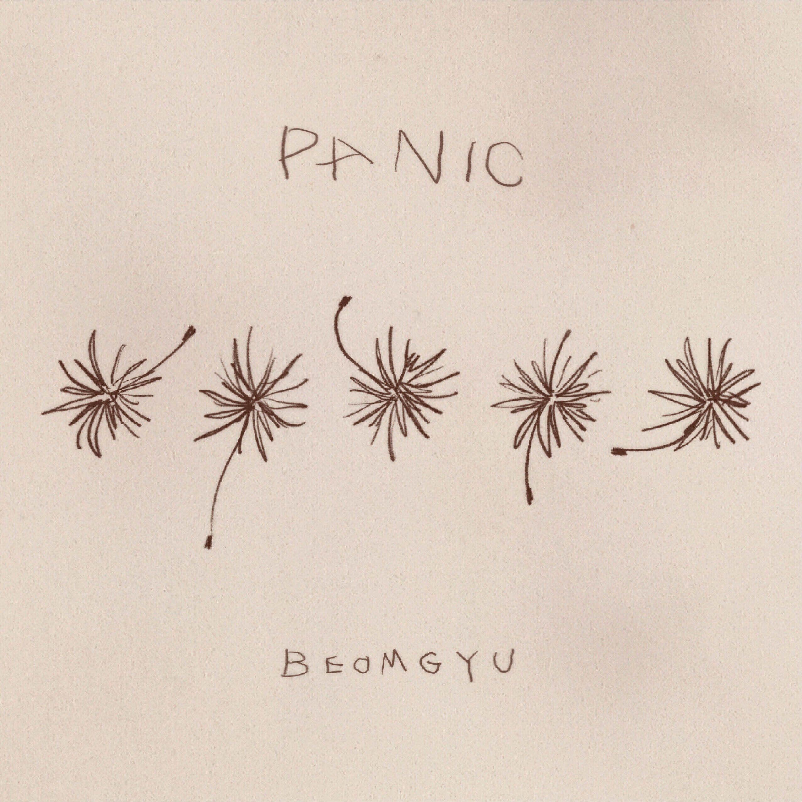 Single/EP cover of "Panic" by BEOMGYU (TXT)