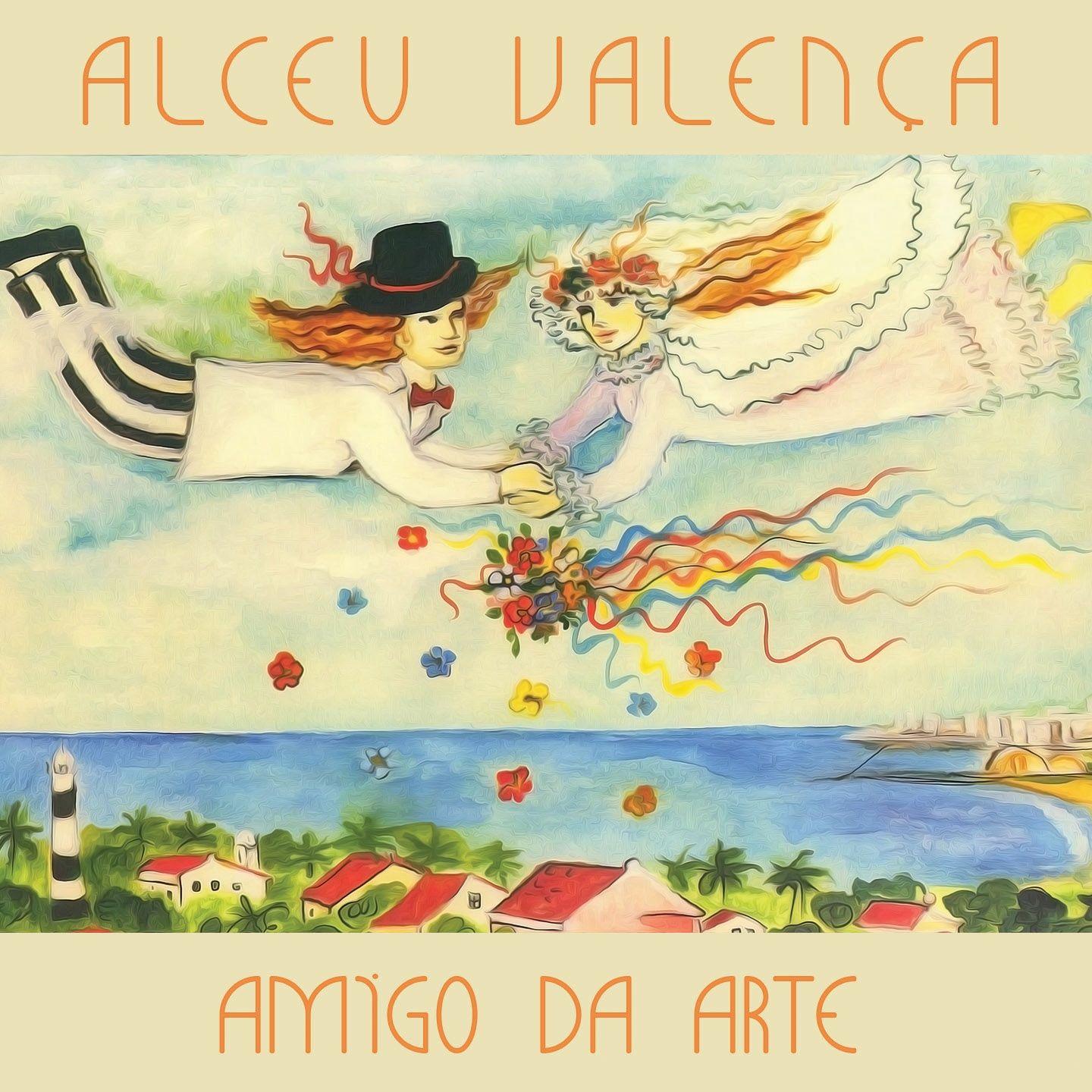 Capa do Álbum "Amigo da Arte", de Alceu Valença