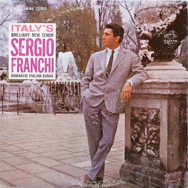 Portada de Álbum "Romantic Italian Songs", de Sergio Franchi