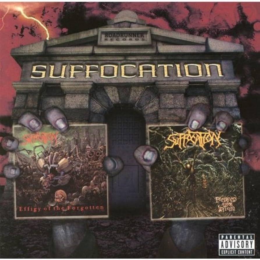 Portada de Álbum "Effigy of The Forgotten/Pierced From Within", de Suffocation