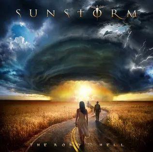Portada de Álbum "The Road To Hell", de Sunstorm