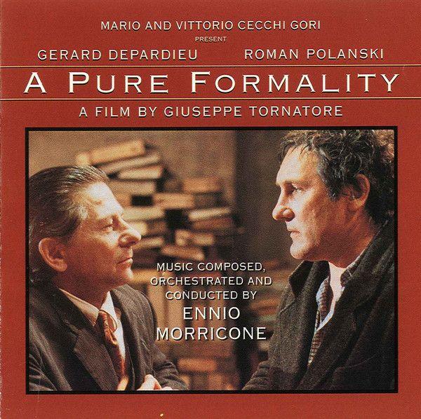Portada de Álbum "A Pure Formality", de Ennio Morricone