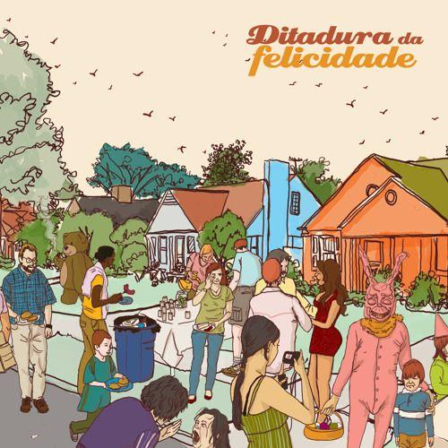 Capa do Álbum "Ditadura da Felicidade", de Aeroplano