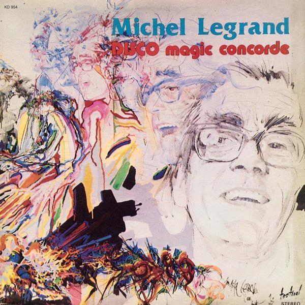 Capa do álbum "Disco Magic Concorde", de Michel Legrand