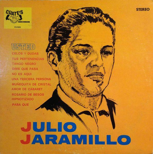 Portada del álbum "Usted", de Julio Jaramillo