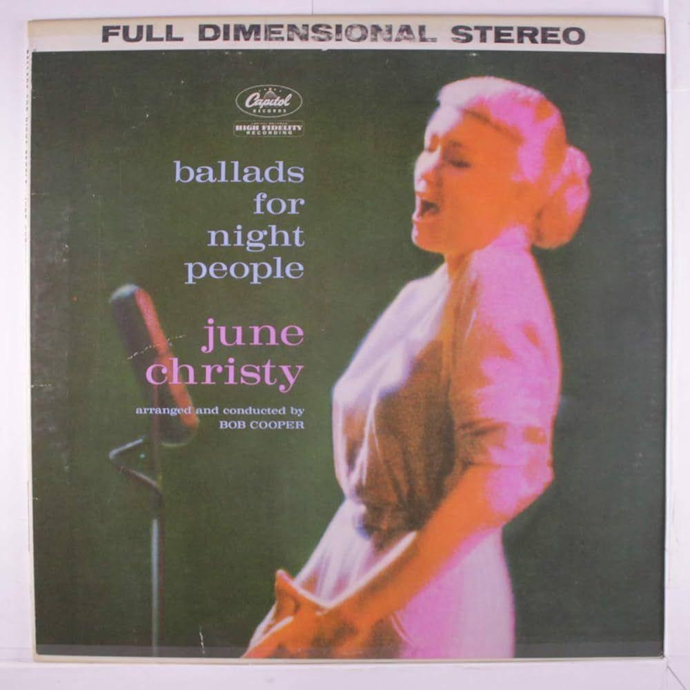 Album cover of "Ballads For Night People" by June Christy